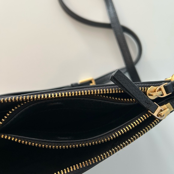 Tory Burch black cross body bag 6 3/4 by 10 - Picture 5 of 9